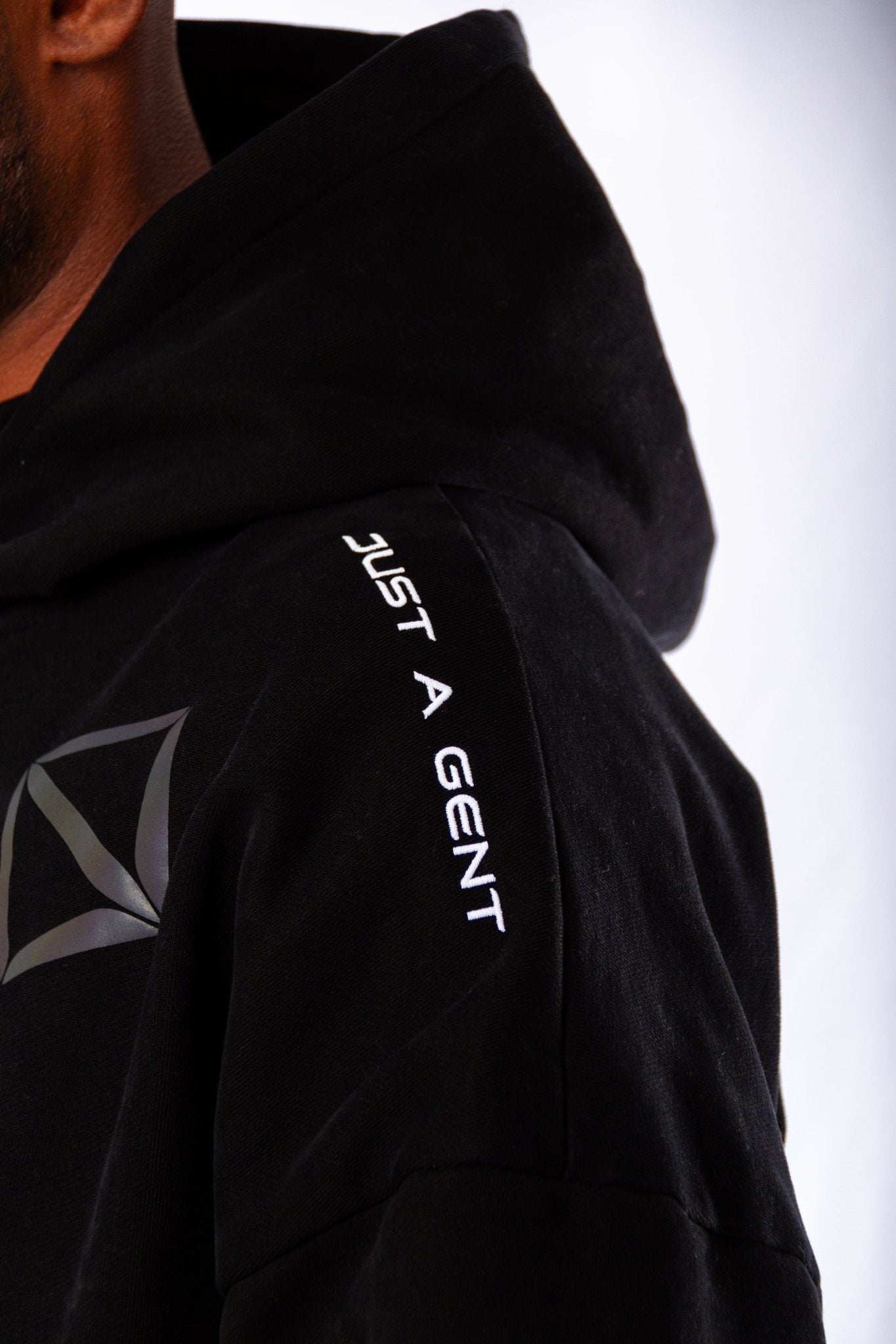 JUST A GENT INFINITE HOODIE BLACK - BRNCY