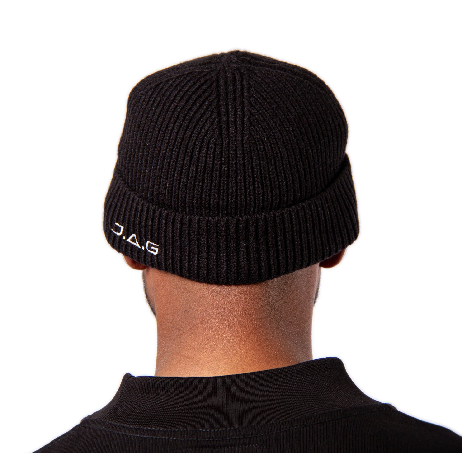 JUST A GENT LOGO BEANIE BLACK - BRNCY